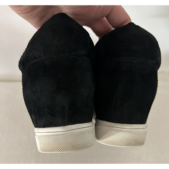 BLONDO Women's Glenda Platform Sneaker Bootie Waterproof Black Suede Size 8.5 - Picture 4 of 9